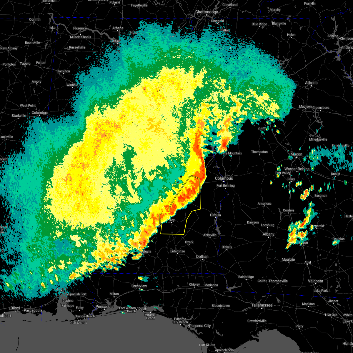 Interactive Hail Maps Hail Map for Goshen, AL