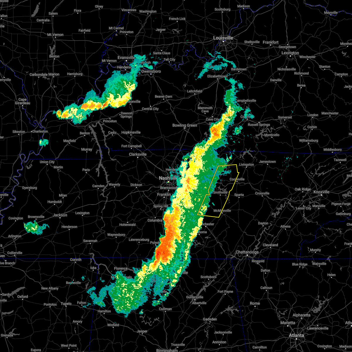 Interactive Hail Maps Hail Map for Gainesboro, TN