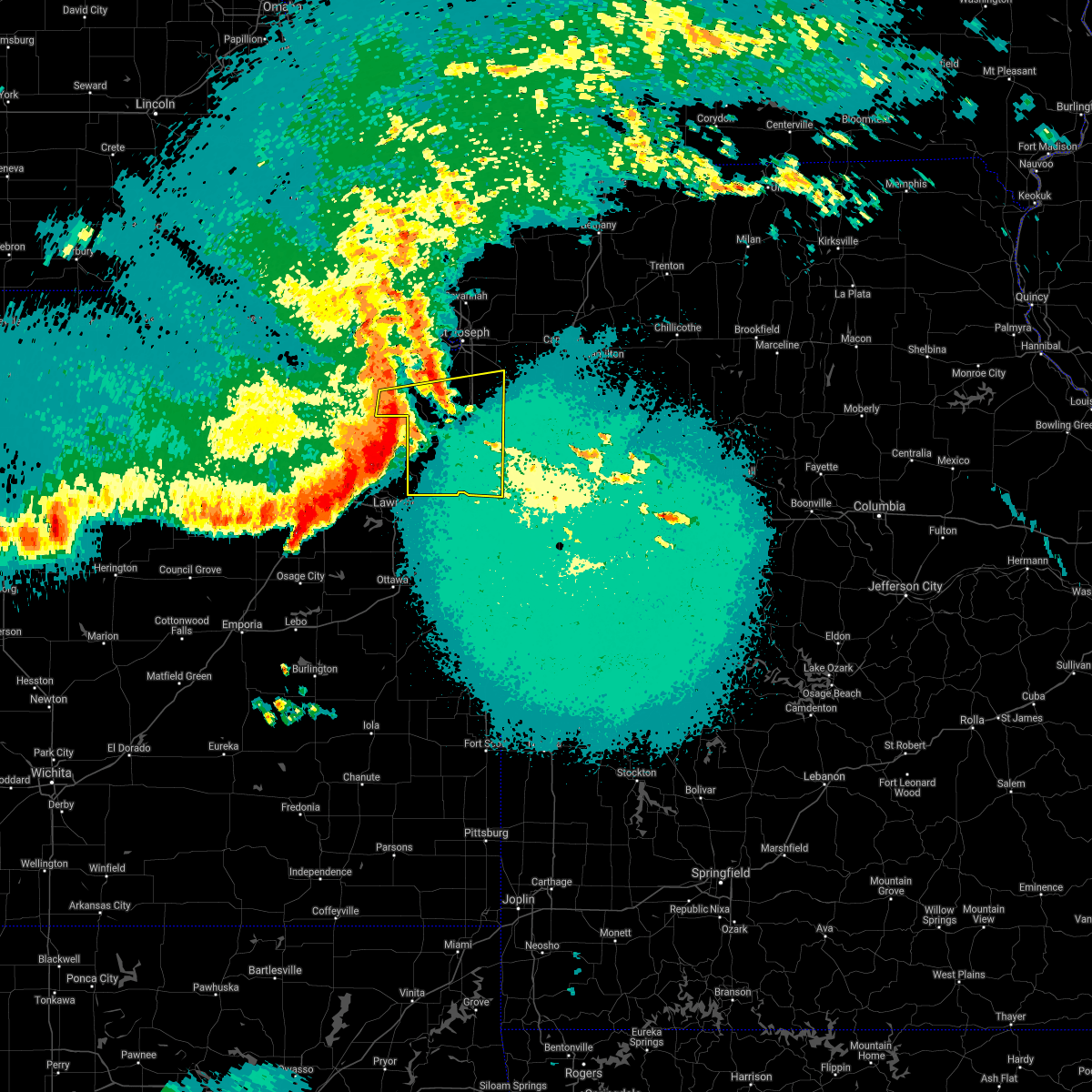 Interactive Hail Maps Hail Map for Overland Park, KS