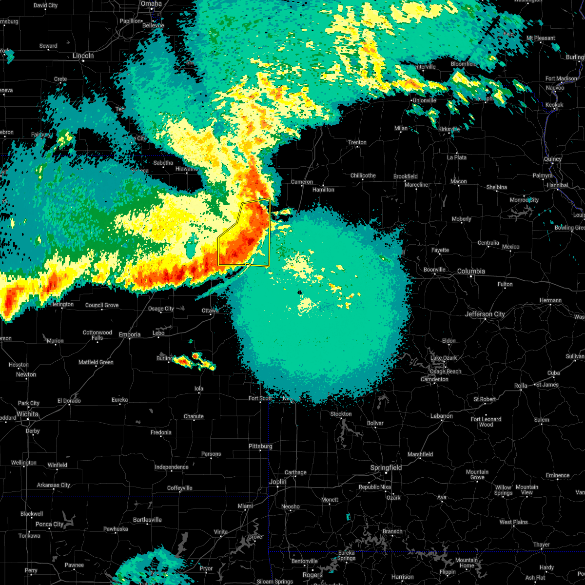 Interactive Hail Maps Hail Map for Overland Park, KS