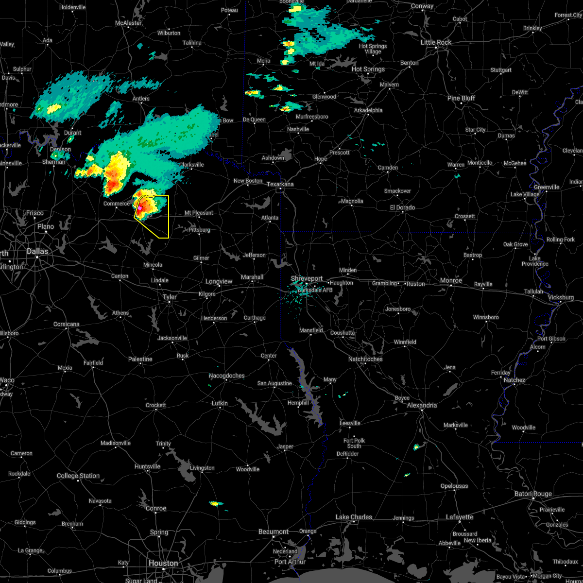 Interactive Hail Maps Hail Map for Sulphur Springs, TX