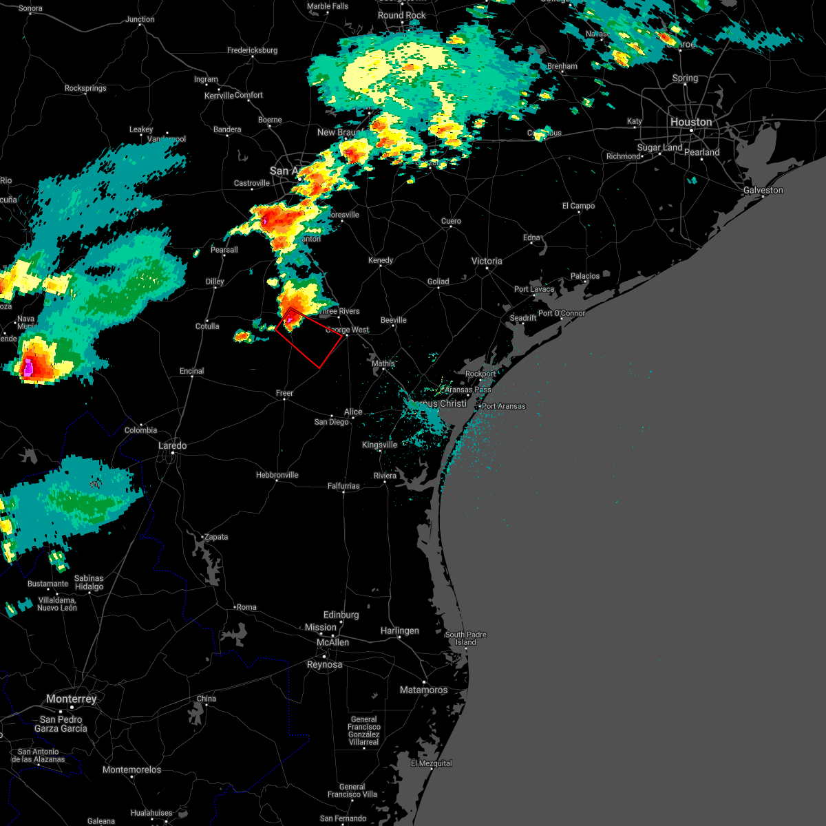 Interactive Hail Maps Hail Map for Tilden, TX