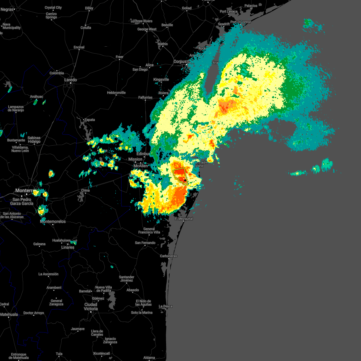 Interactive Hail Maps Hail Map for San Benito, TX