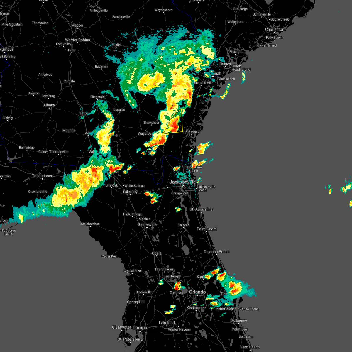 Interactive Hail Maps Hail Map for Nahunta, GA