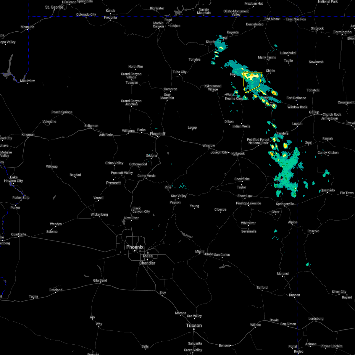 Interactive Hail Maps Hail Map for Cottonwood, AZ