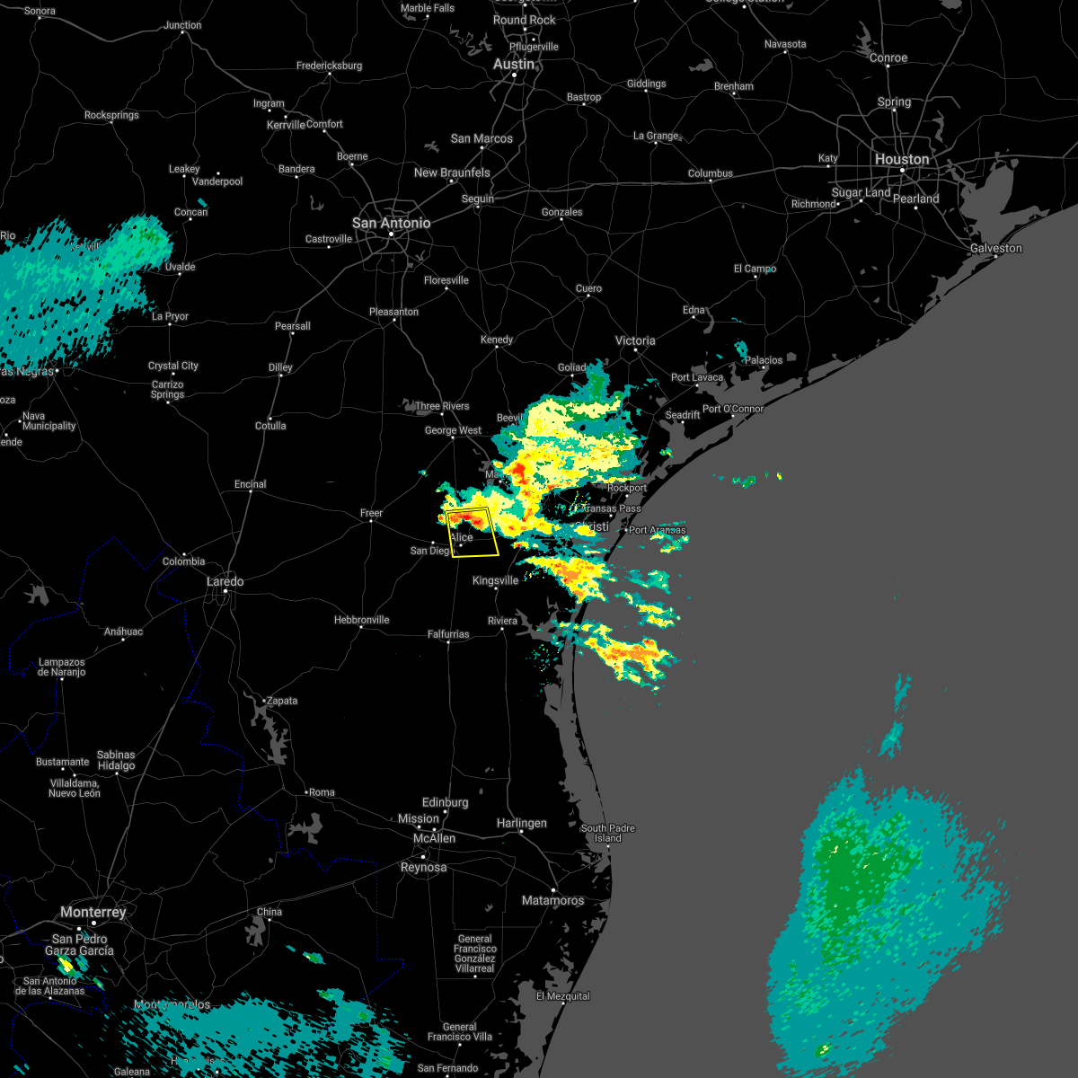 Interactive Hail Maps Hail Map for Agua Dulce, TX
