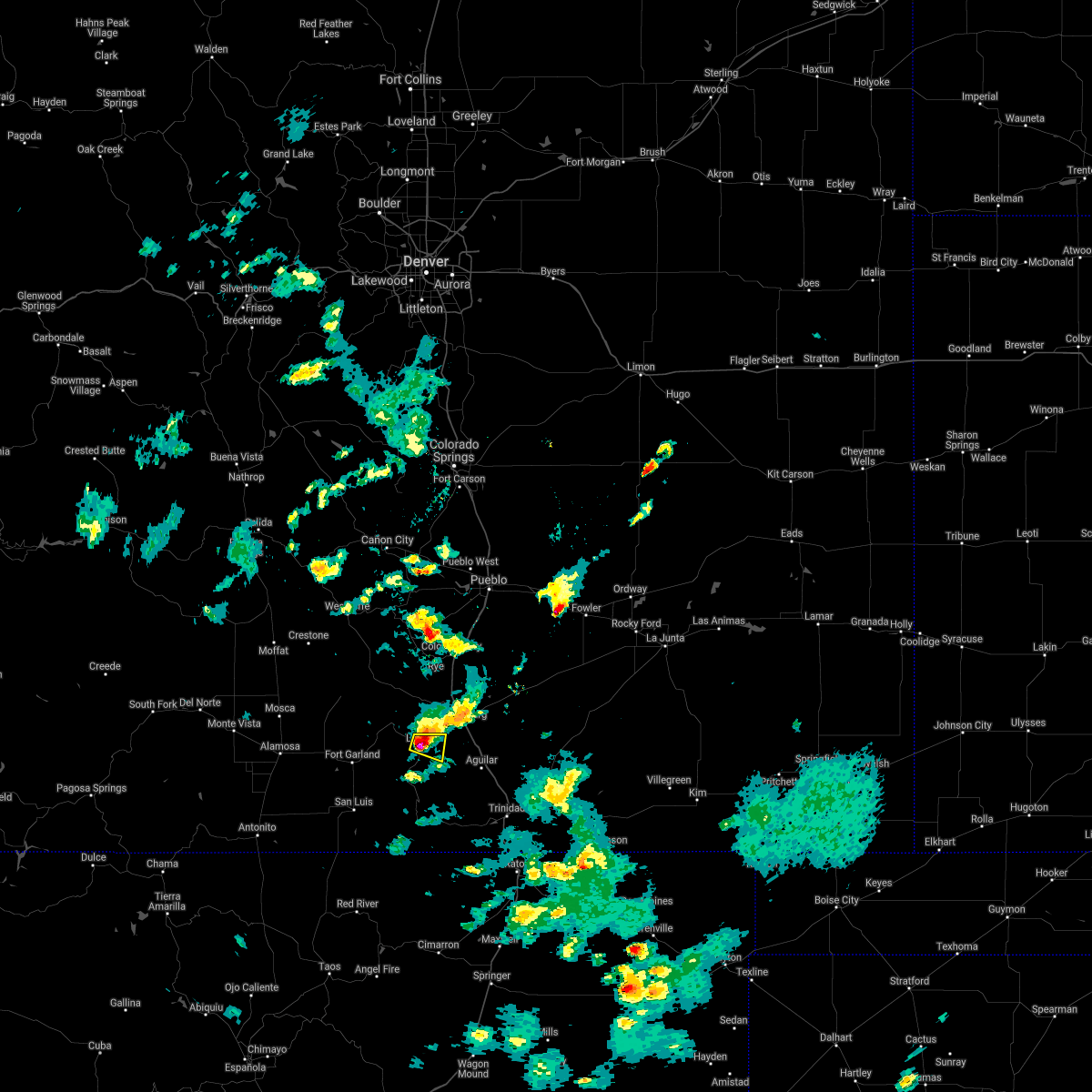 Interactive Hail Maps Hail Map for La Veta, CO