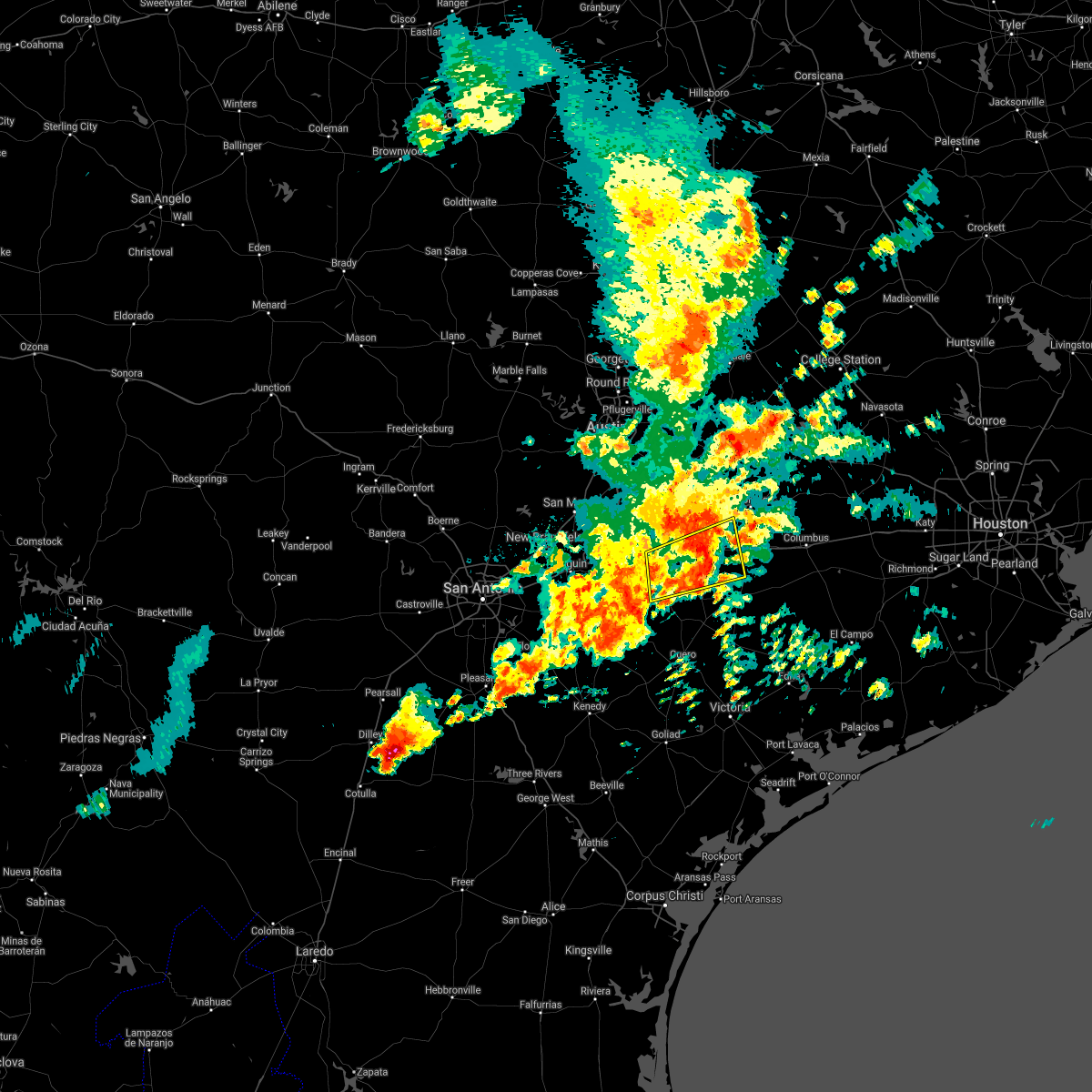 Interactive Hail Maps Hail Map for Flatonia, TX