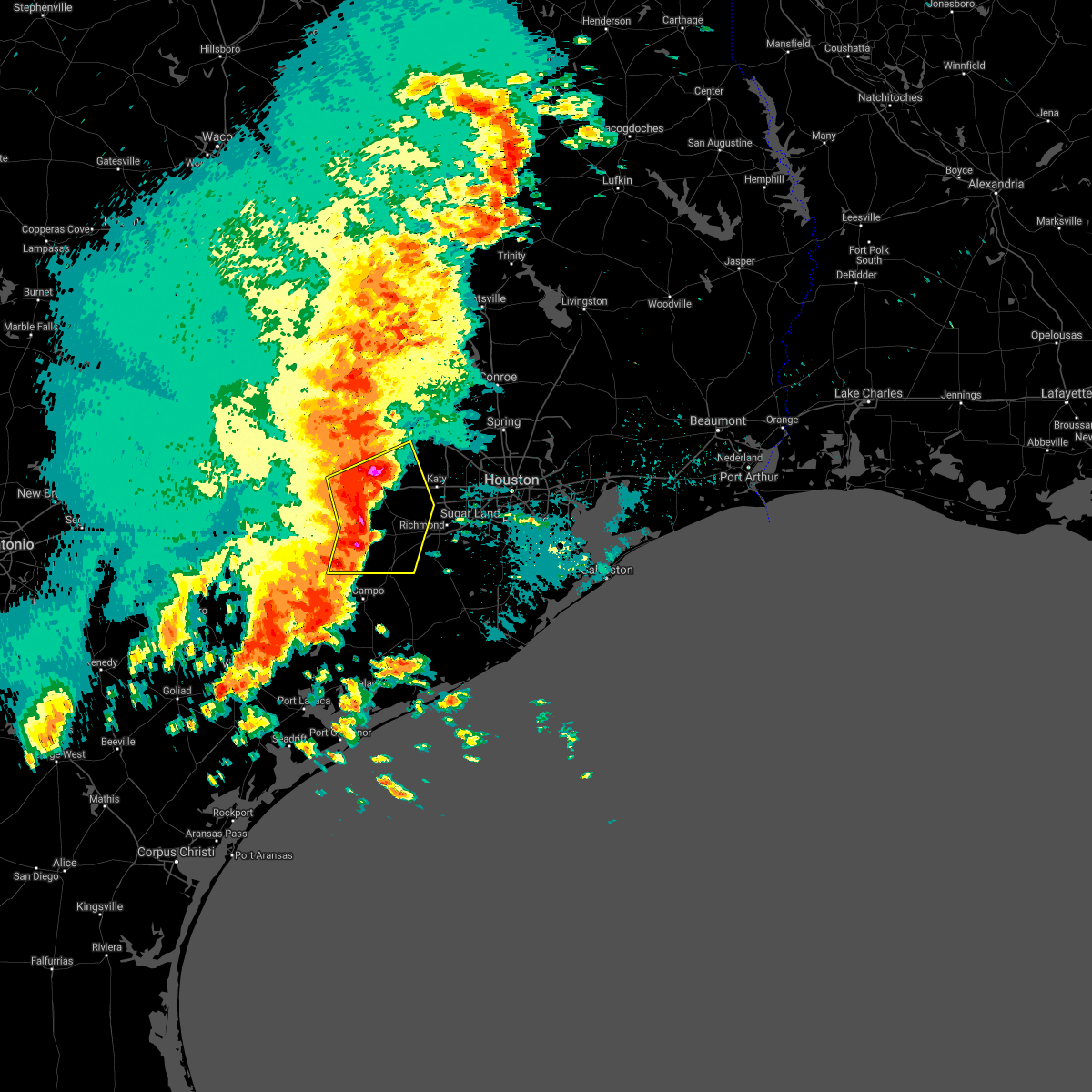 Interactive Hail Maps Hail Map for Bellville, TX