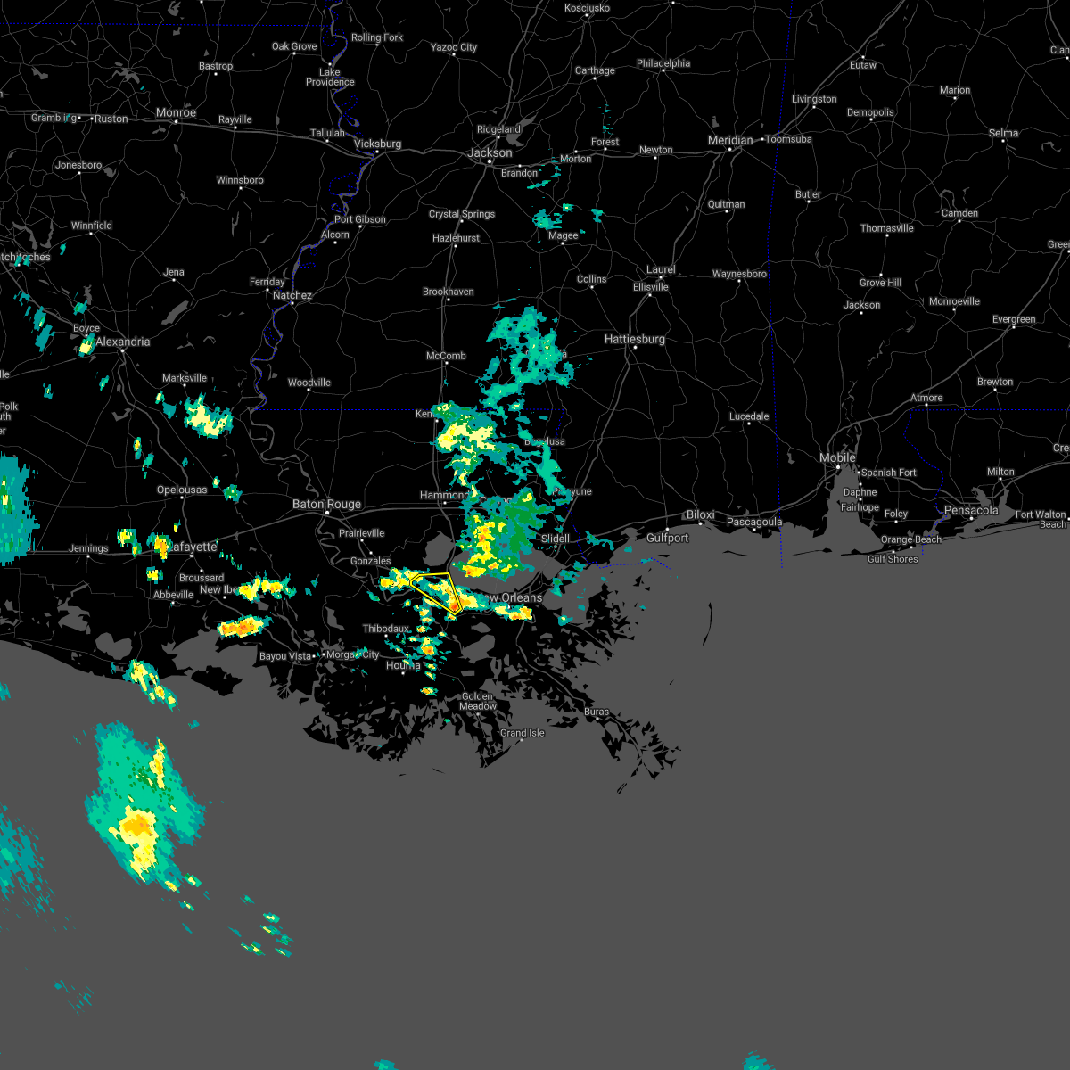 Interactive Hail Maps Hail Map for Destrehan, LA