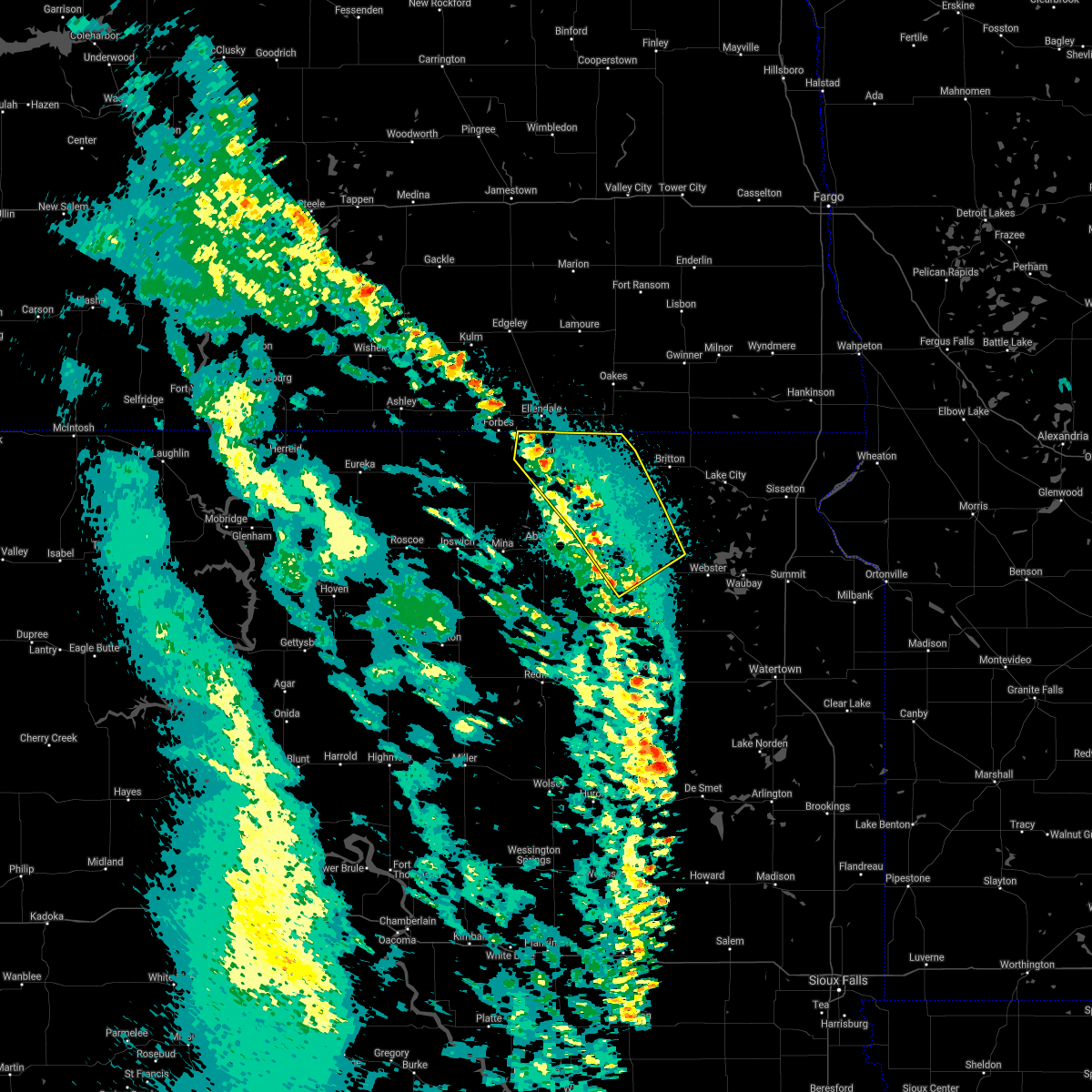 Interactive Hail Maps Hail Map for Hecla, SD