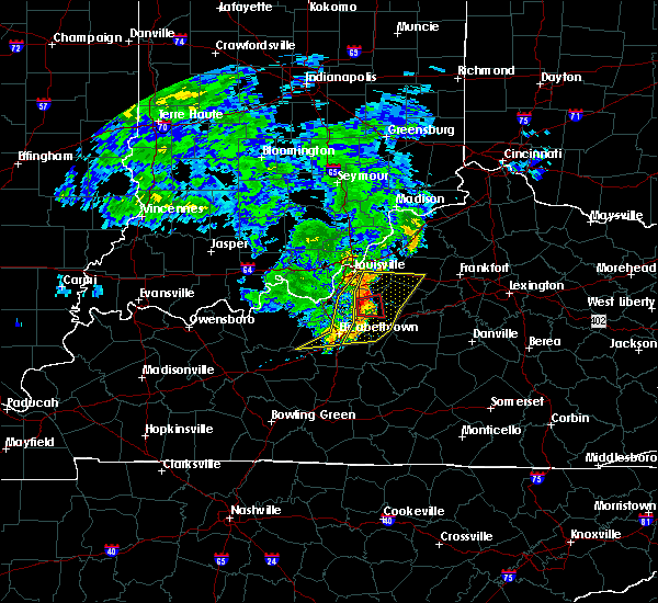 Interactive Hail Maps Hail Map for Bardstown, KY