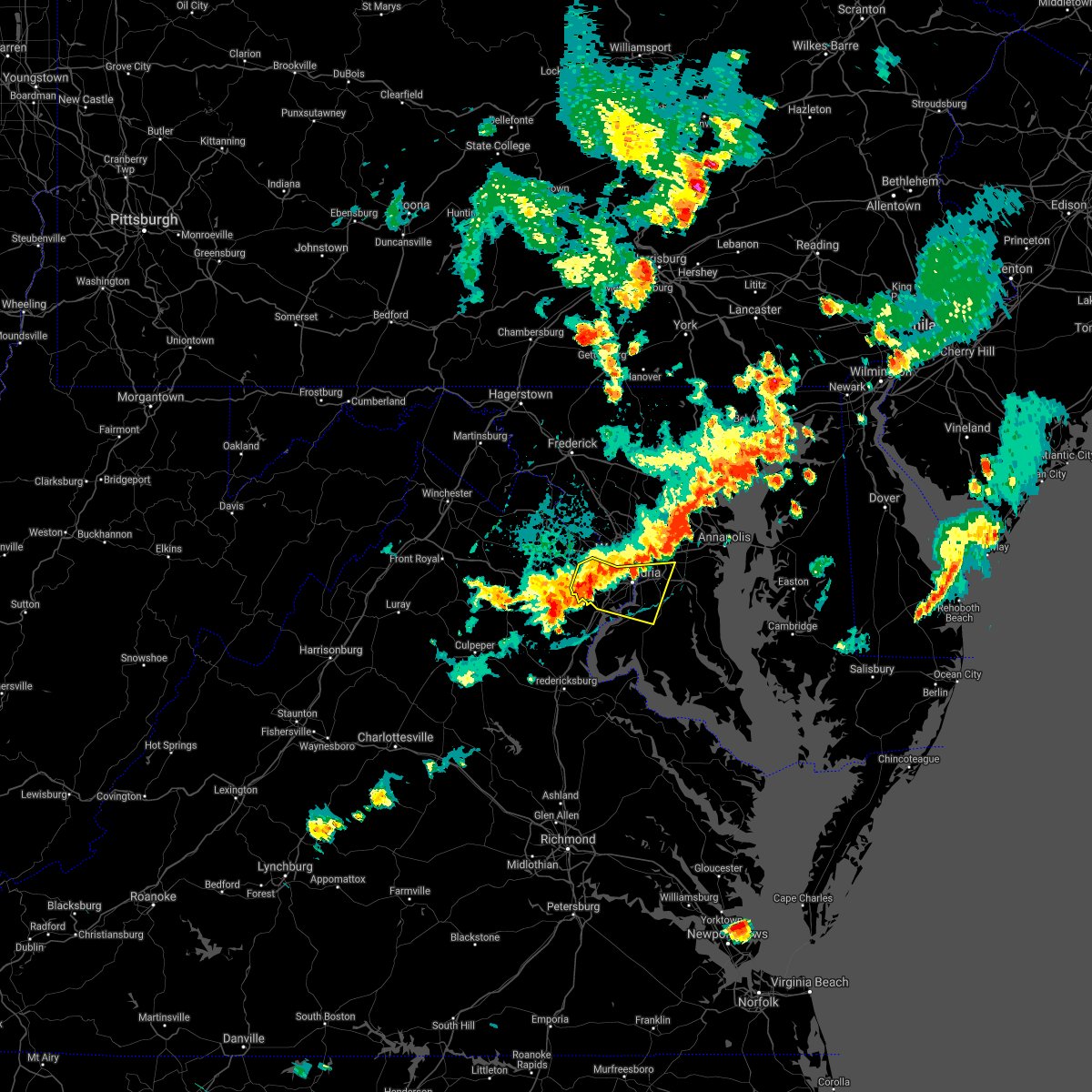 Interactive Hail Maps Hail Map for Fairfax, VA