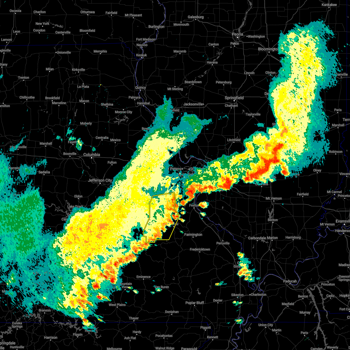 Interactive Hail Maps Hail Map for Viburnum, MO