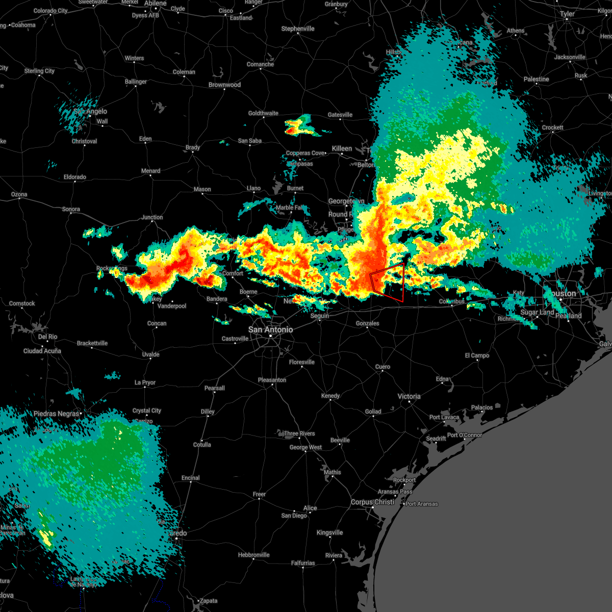 Interactive Hail Maps Hail Map for Smithville, TX