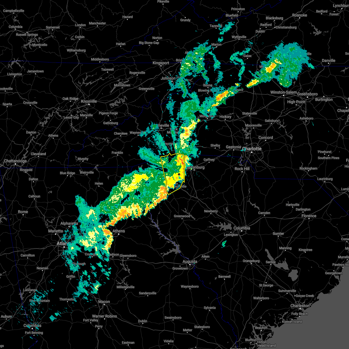 Interactive Hail Maps Hail Map for Pelzer, SC