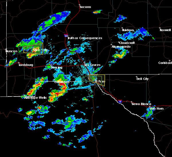 Interactive Hail Maps Hail Map for El Paso, TX