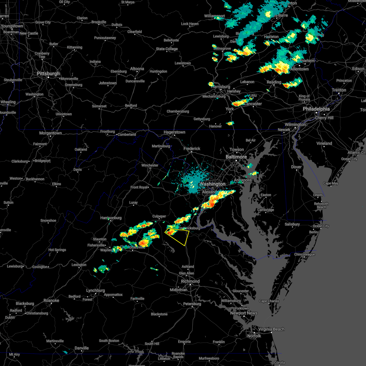 Hail Map for Fredericksburg, VA Interactive Hail Maps