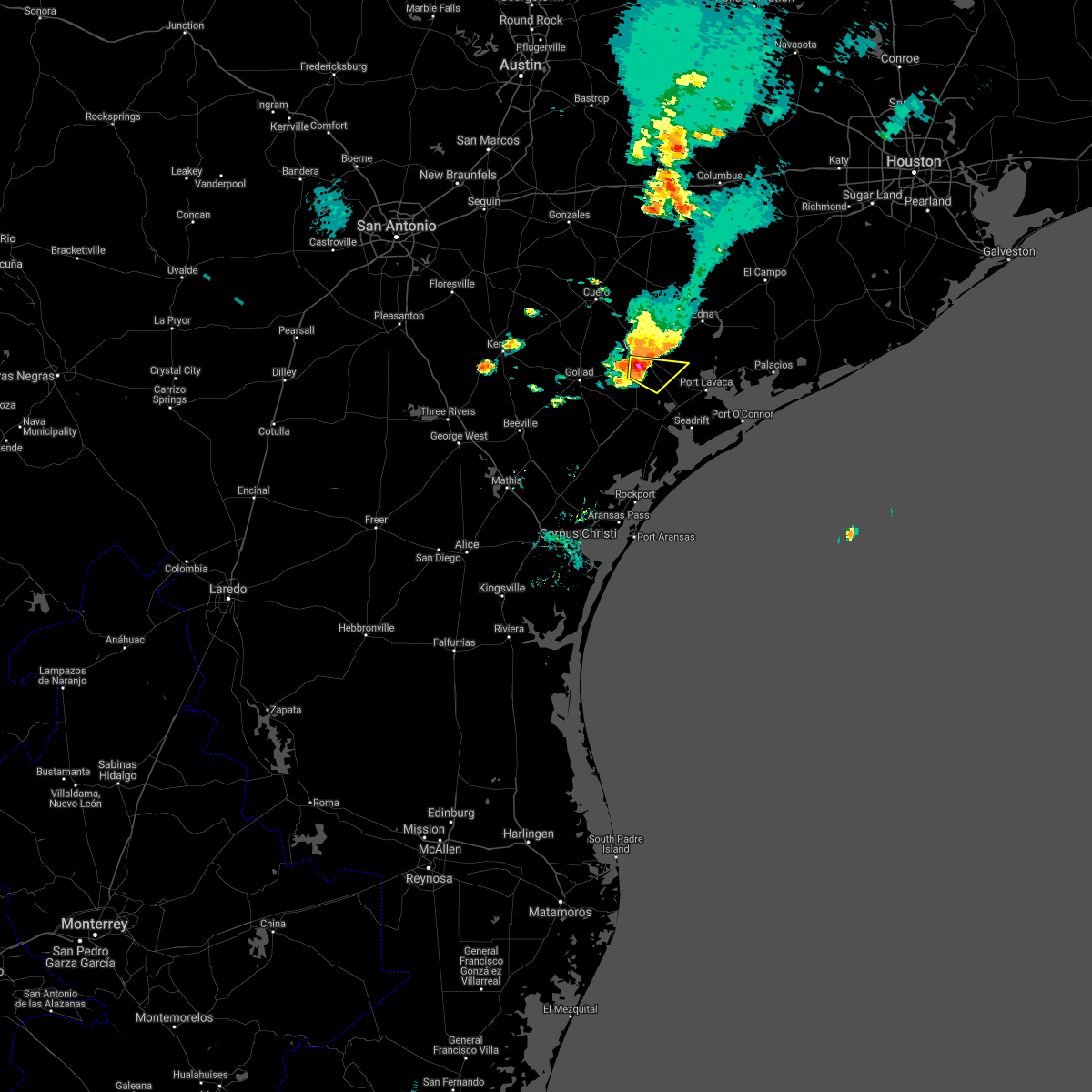 Interactive Hail Maps Hail Map for Victoria, TX
