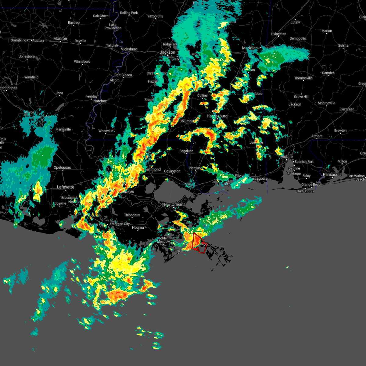 Interactive Hail Maps Hail Map for Buras, LA