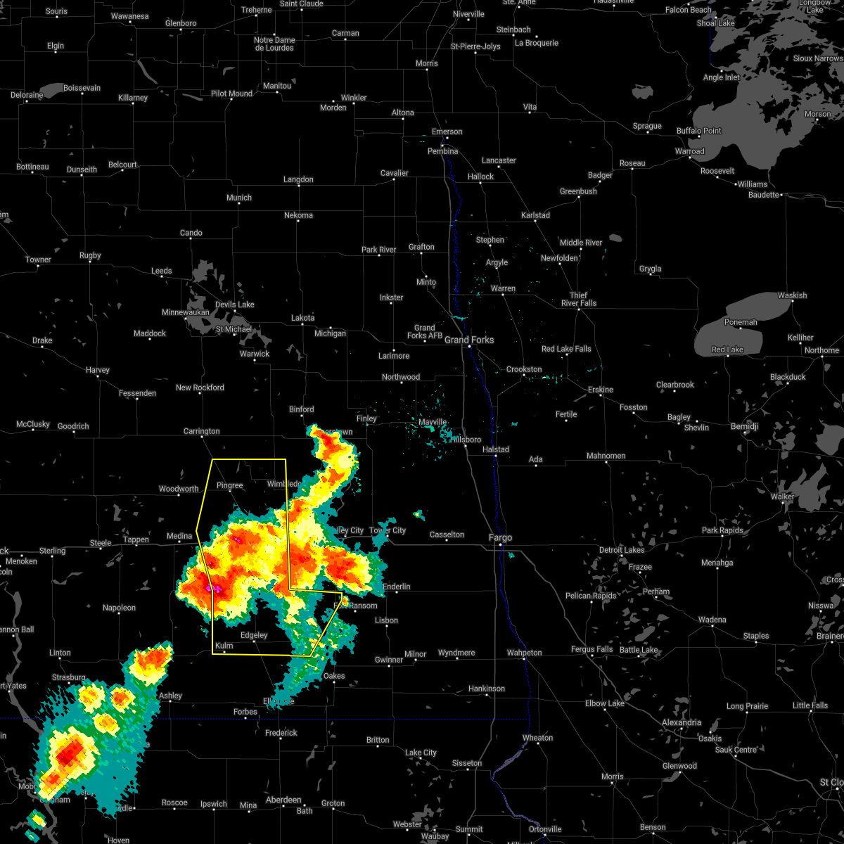 Interactive Hail Maps Hail Map for LaMoure, ND