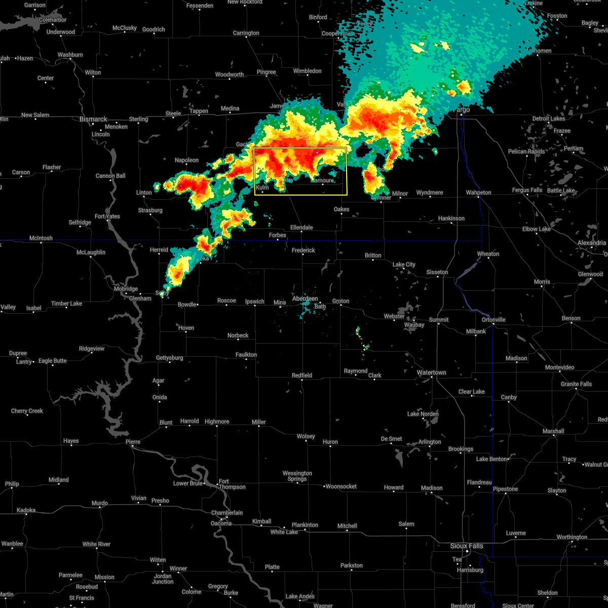 Interactive Hail Maps Hail Map for LaMoure, ND