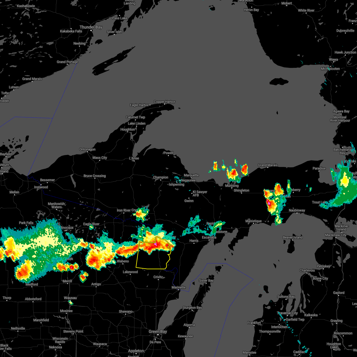 Interactive Hail Maps Hail Map for Dunbar, WI