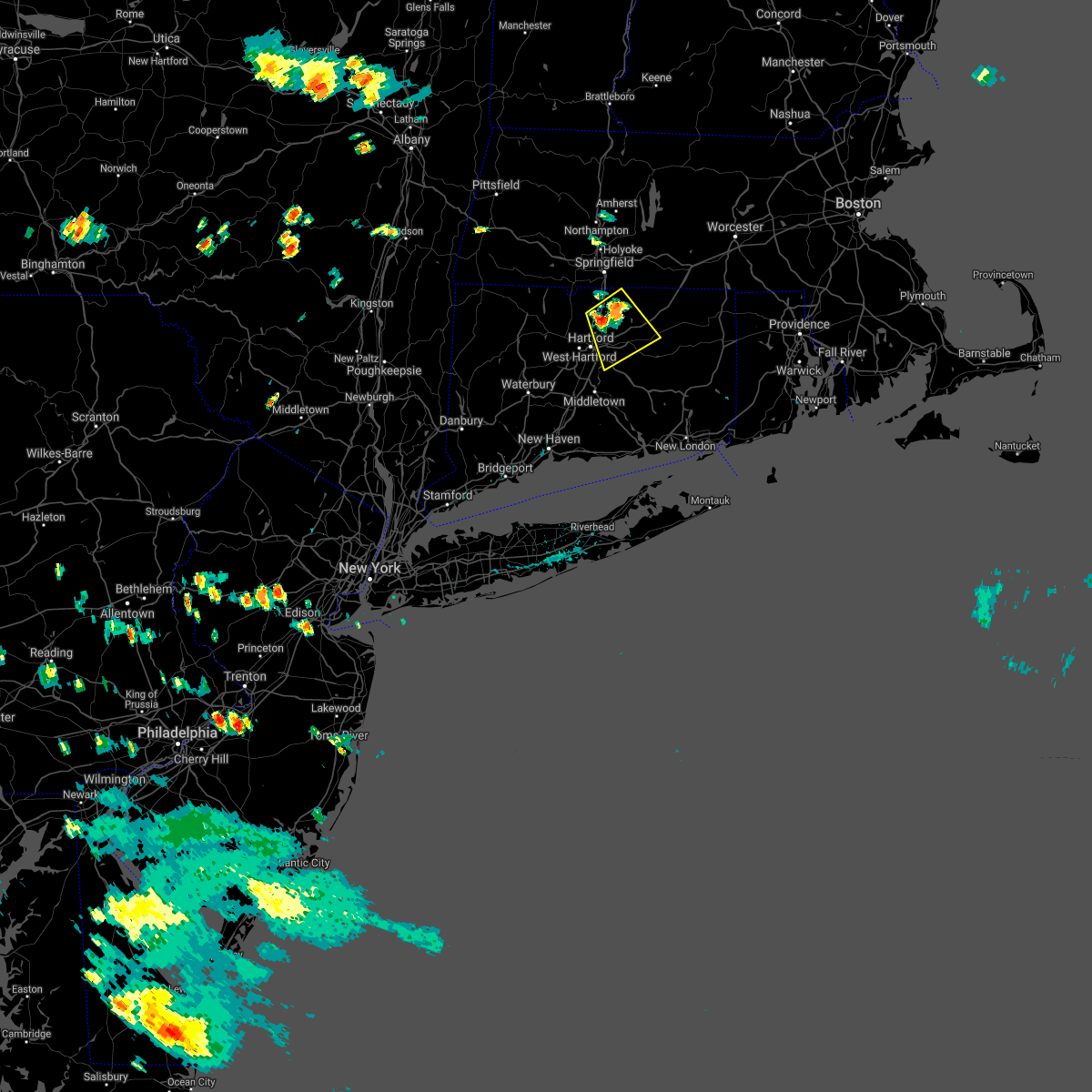 Interactive Hail Maps Hail Map for Hartford, CT