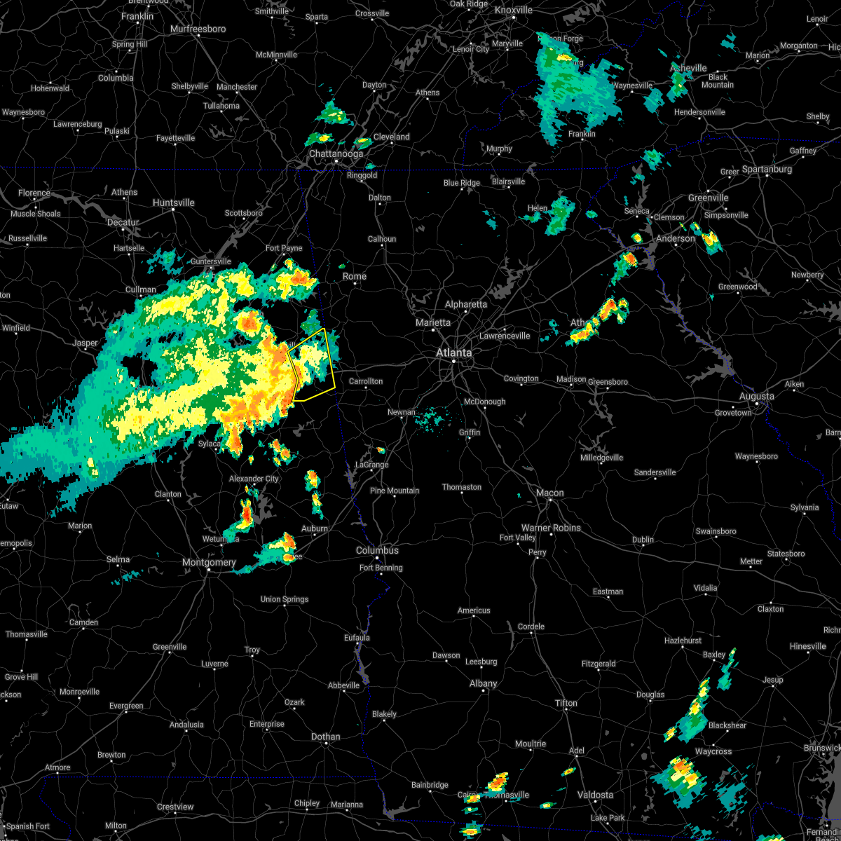 Interactive Hail Maps Hail Map for Fruithurst, AL