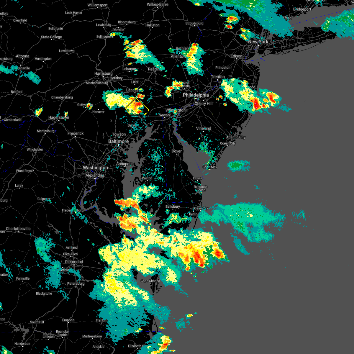 Interactive Hail Maps Hail Map for Delta, PA