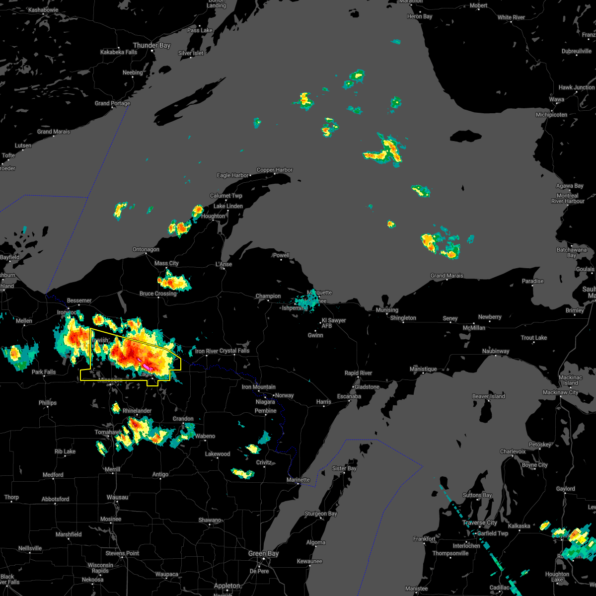 Interactive Hail Maps Hail Map for Lac du Flambeau, WI