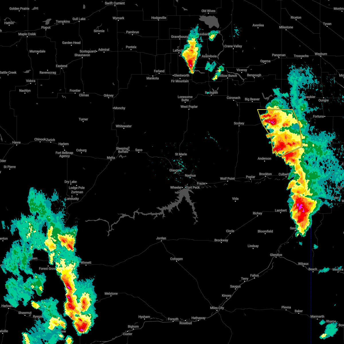 Interactive Hail Maps Hail Map for Plentywood, MT