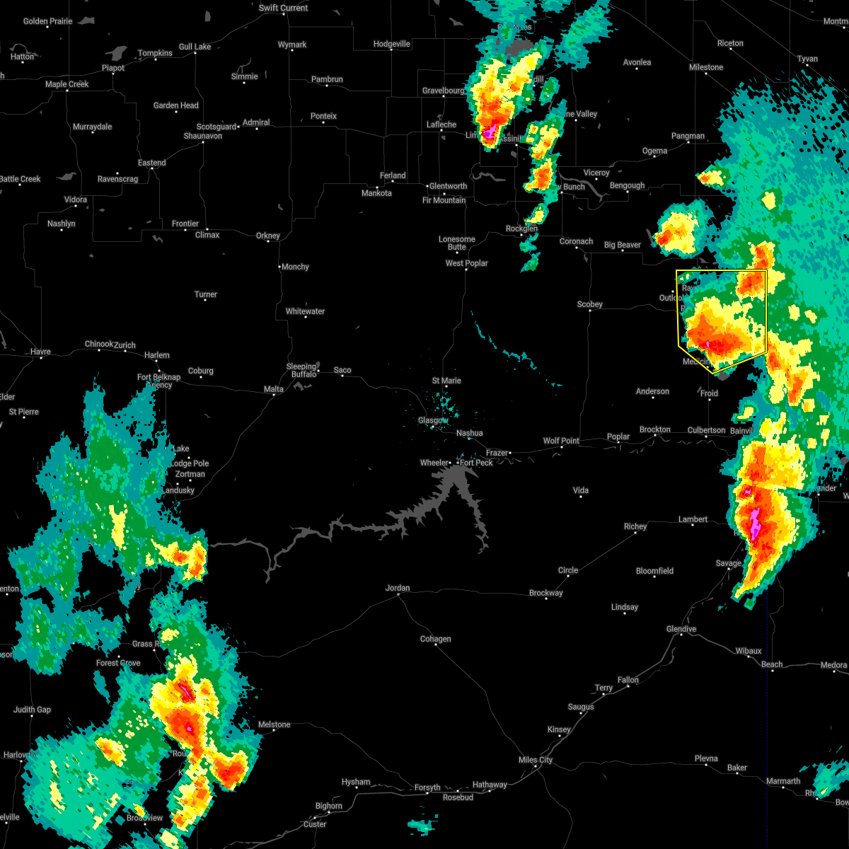 Interactive Hail Maps Hail Map for Plentywood, MT
