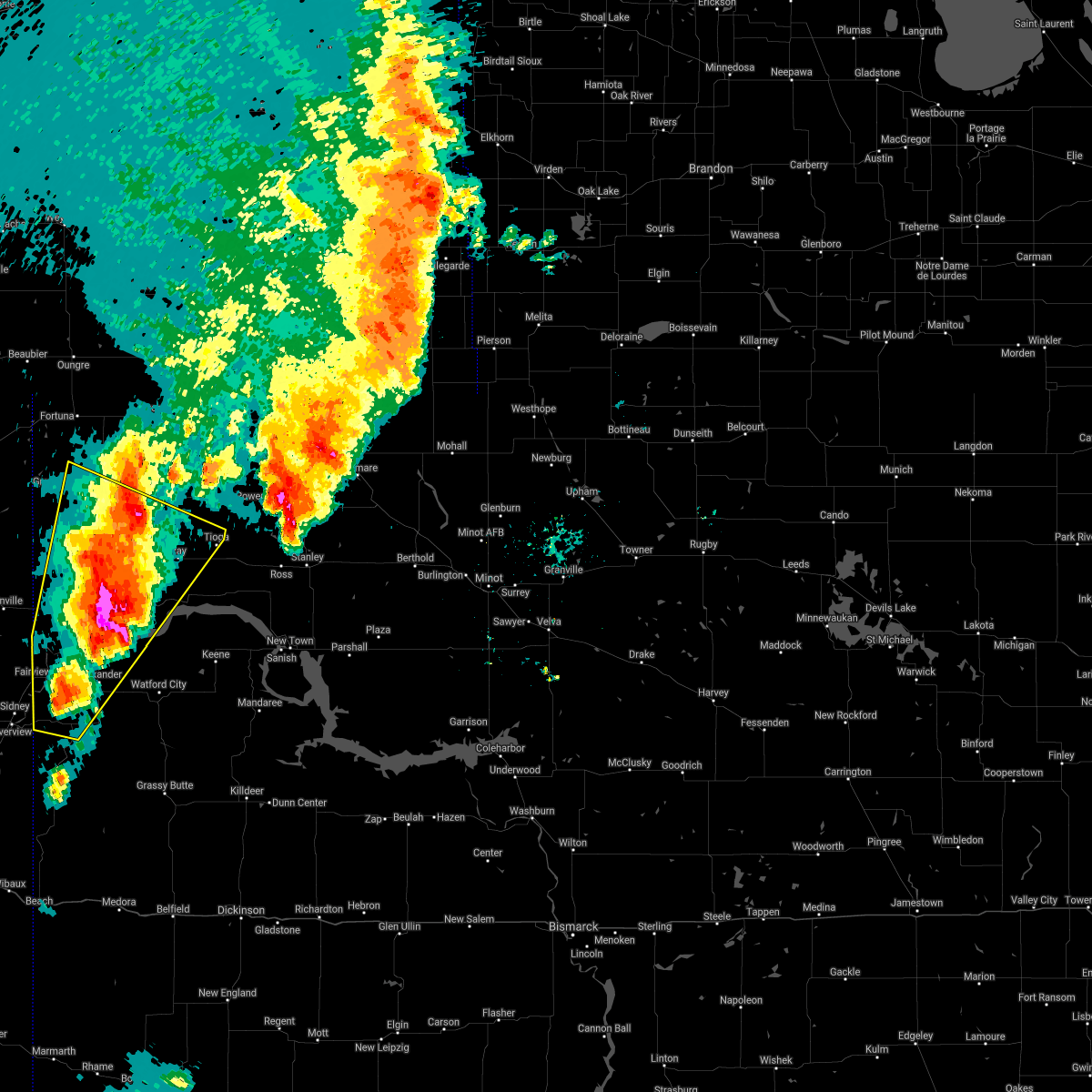 Interactive Hail Maps Hail Map for Ray, ND