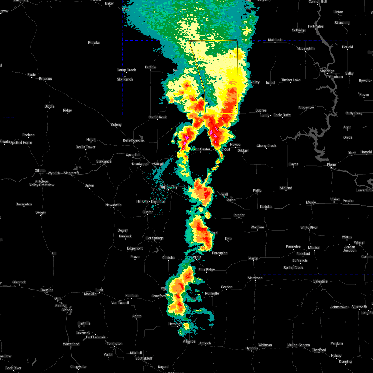 Interactive Hail Maps Hail Map for Lemmon, SD