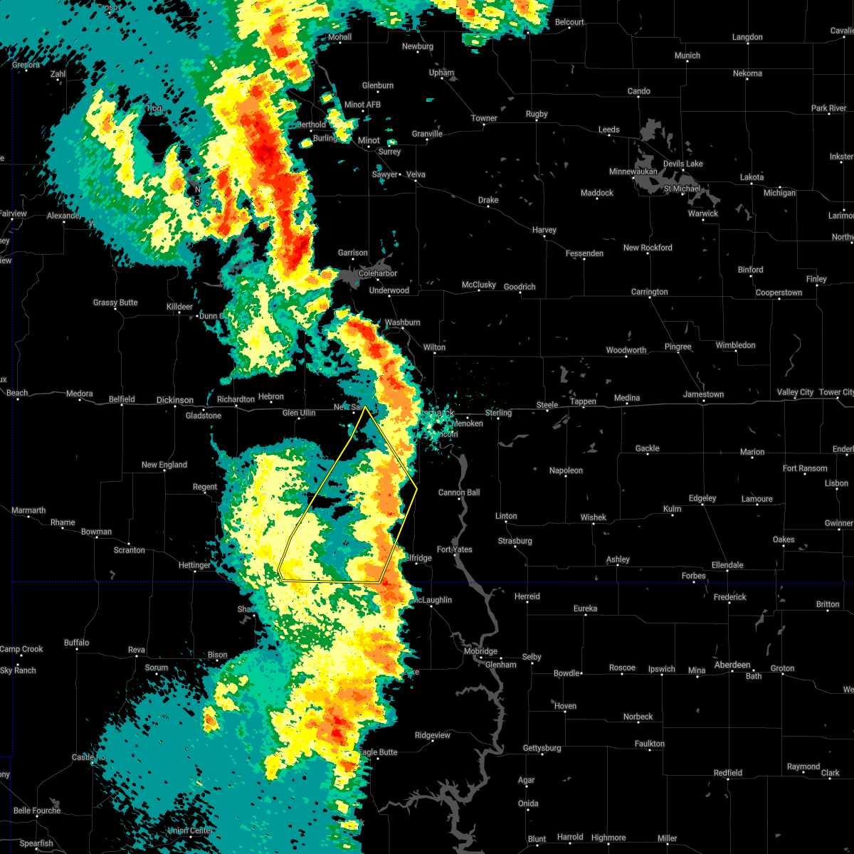 Interactive Hail Maps Hail Map for Carson, ND