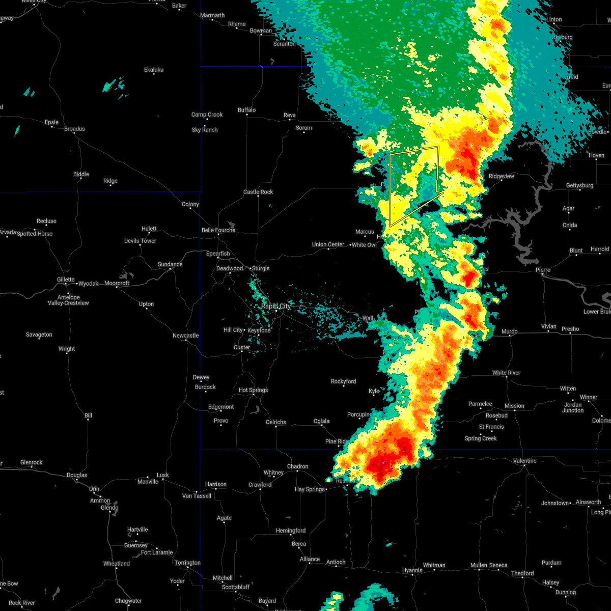 Interactive Hail Maps Hail Map for Dupree, SD