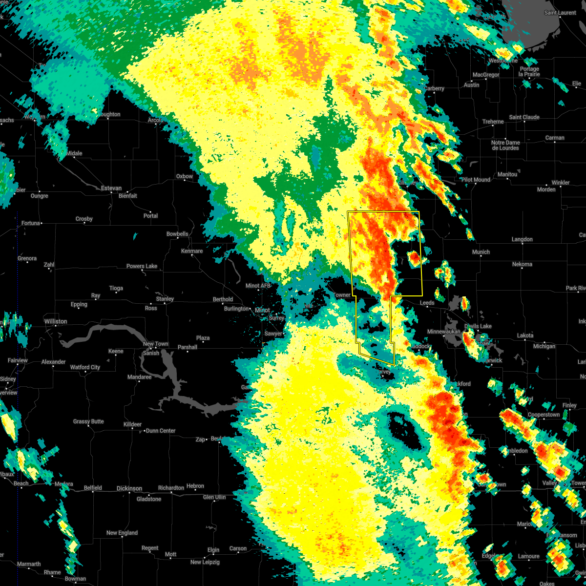Interactive Hail Maps Hail Map for Rugby, ND