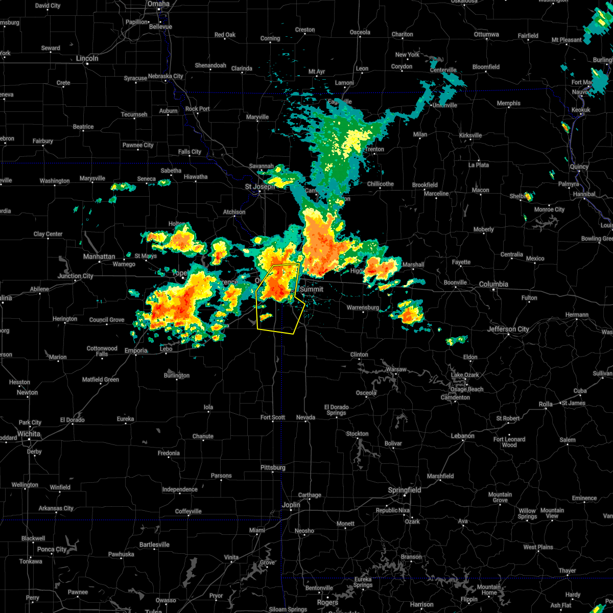 Interactive Hail Maps Hail Map for Overland Park, KS