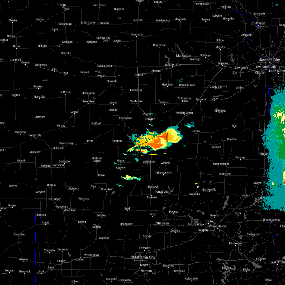 Interactive Hail Maps Hail Map for Wichita, KS