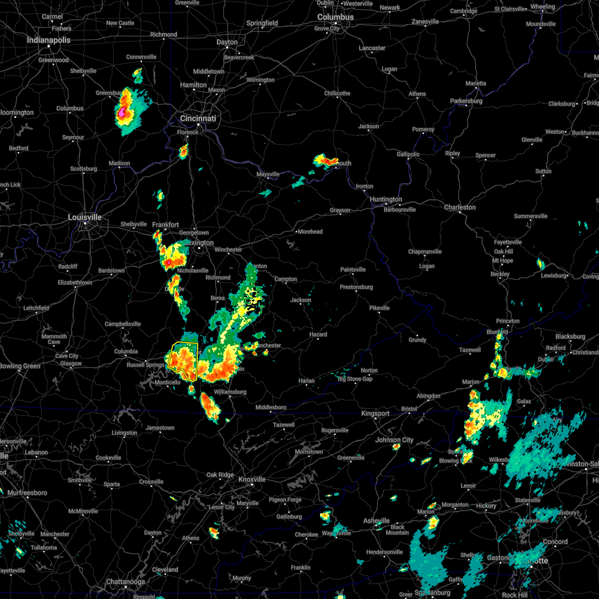 Interactive Hail Maps Hail Map for Science Hill, KY