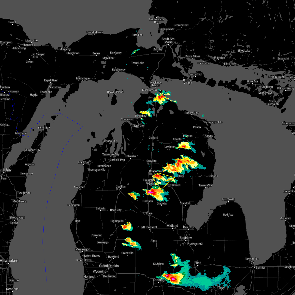 Interactive Hail Maps Hail Map for MI