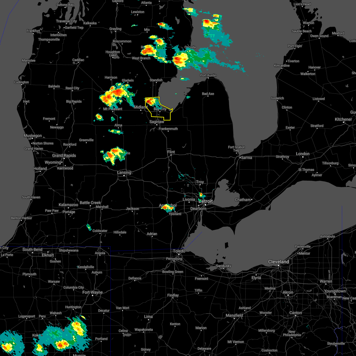Interactive Hail Maps Hail Map for Essexville, MI