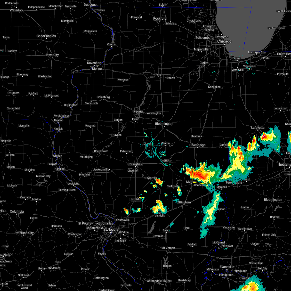 Interactive Hail Maps Hail Map for Arcola, IL