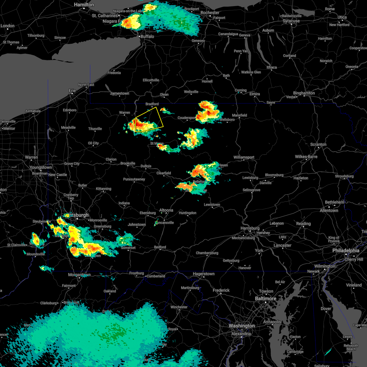 Interactive Hail Maps Hail Map for Kane, PA