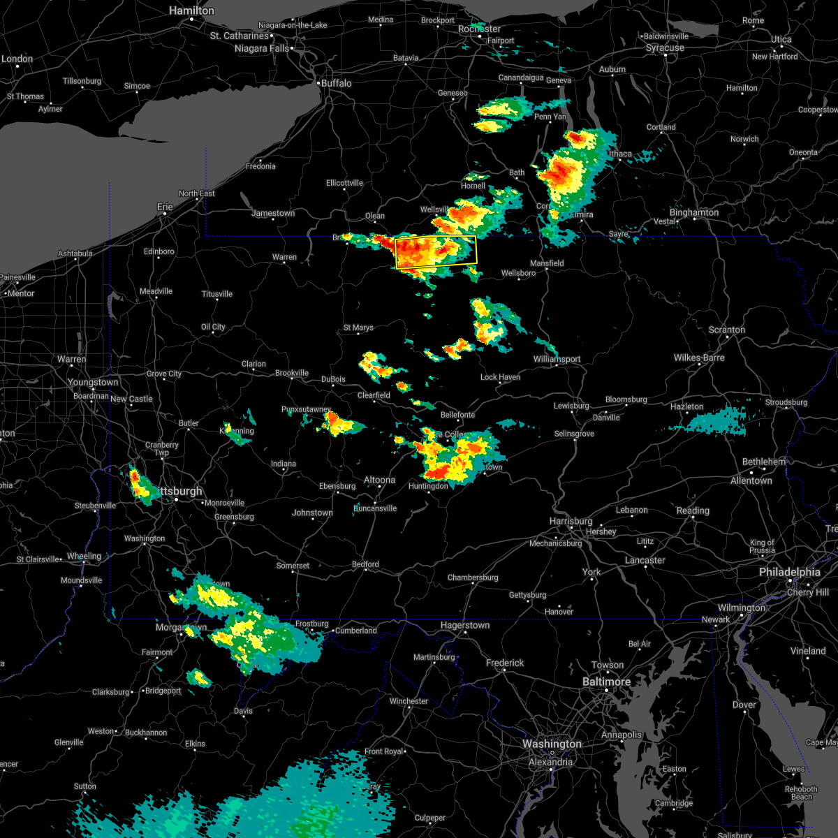 Interactive Hail Maps Hail Map for Ulysses, PA