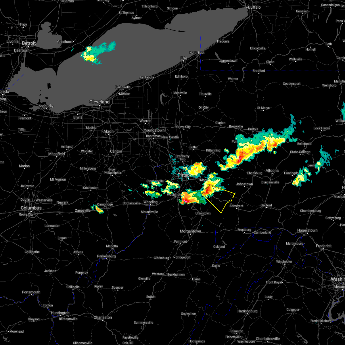 Interactive Hail Maps Hail Map for PA