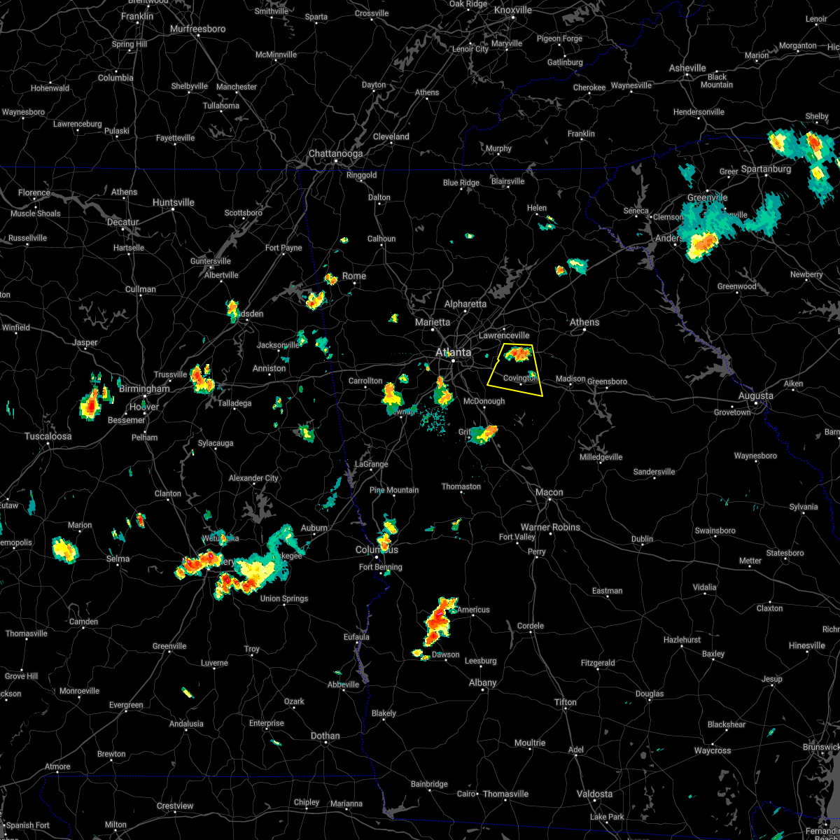Interactive Hail Maps Hail Map for Covington, GA