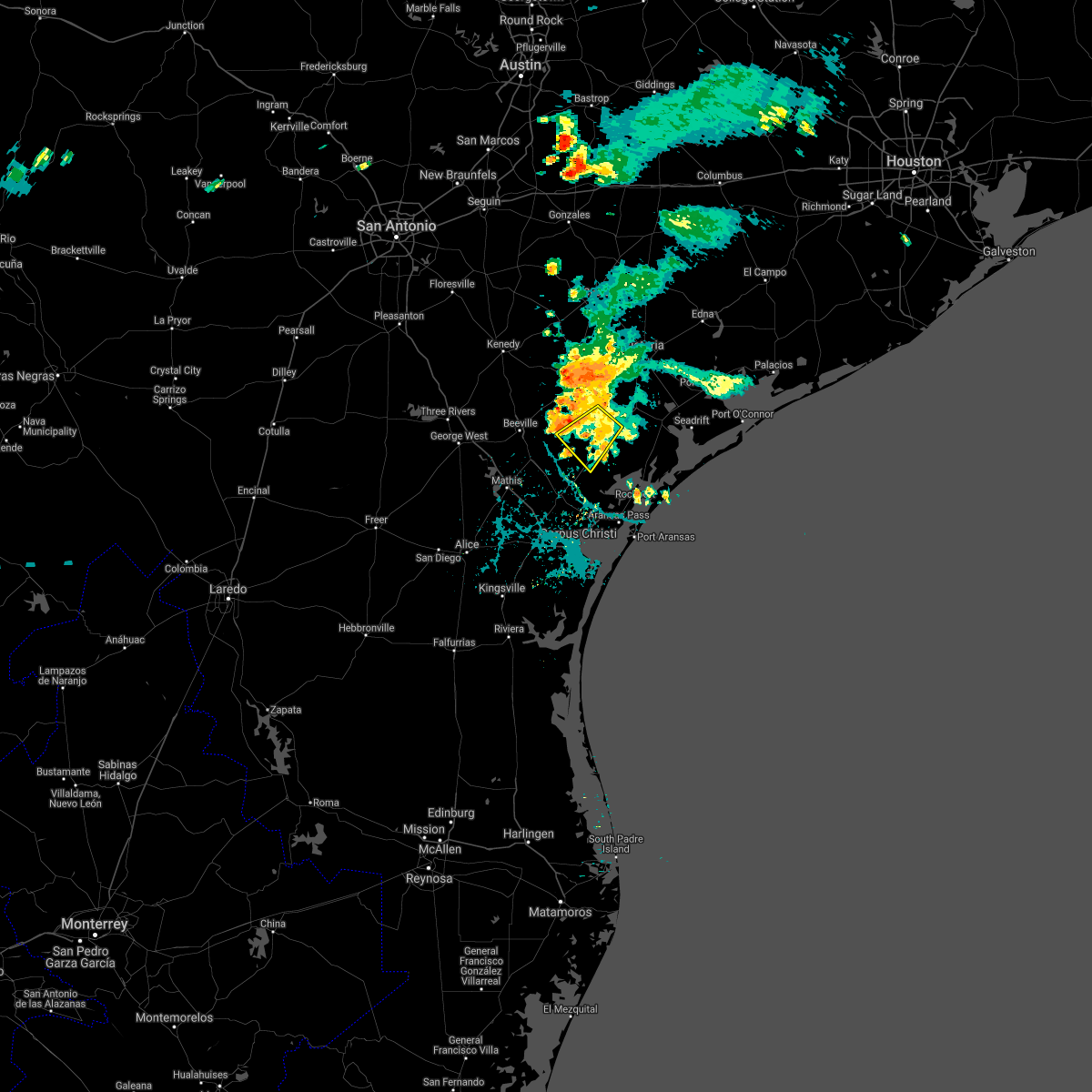 Interactive Hail Maps Hail Map for Refugio, TX