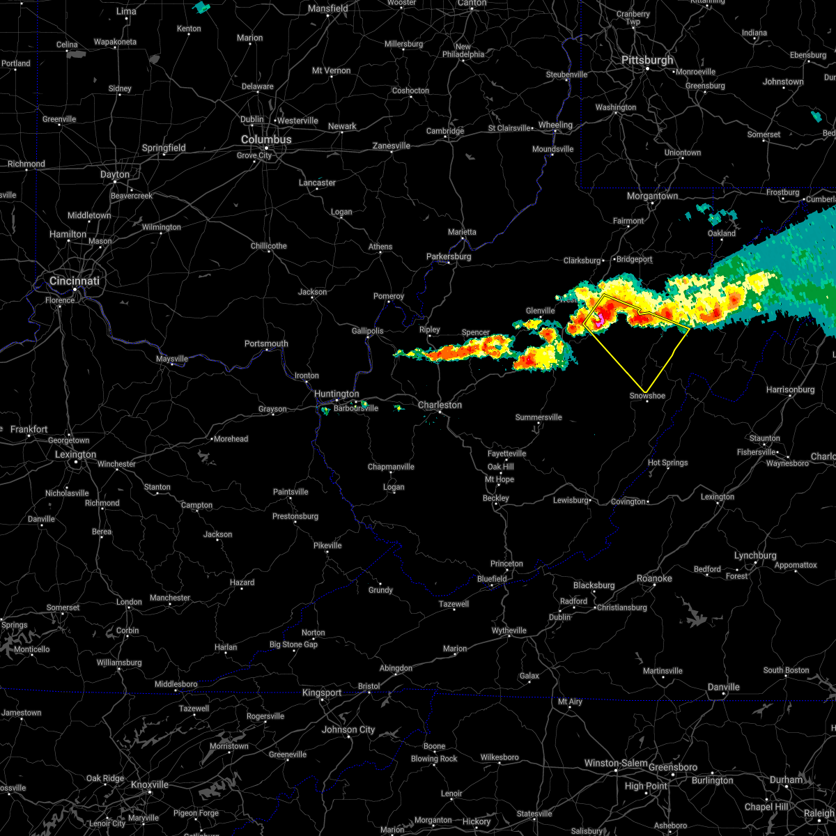 Interactive Hail Maps Hail Map for Elkins, WV